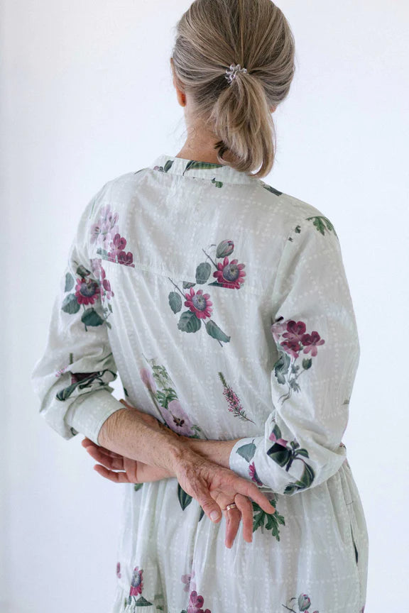 Ingrid dress in Arbour *organic cotton by Lazybones