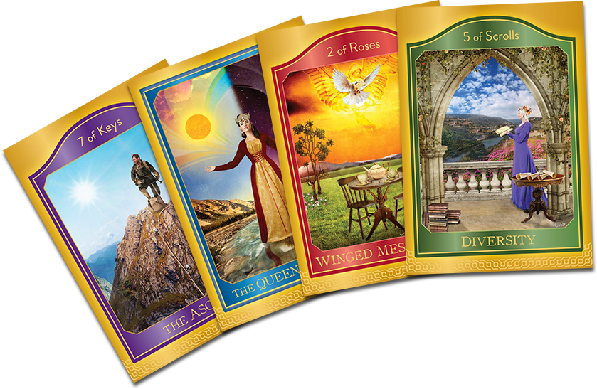 THE AKASHIC TAROT by SHARON ANNE KLINGLER & SANDRA ANNE TAYLOR