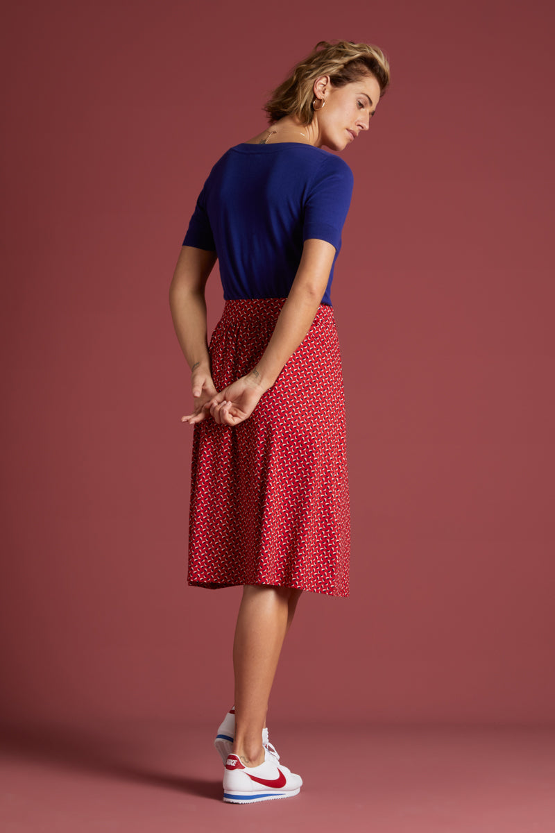 Audrey Top Organic Cotton in Mazarine by King Louie