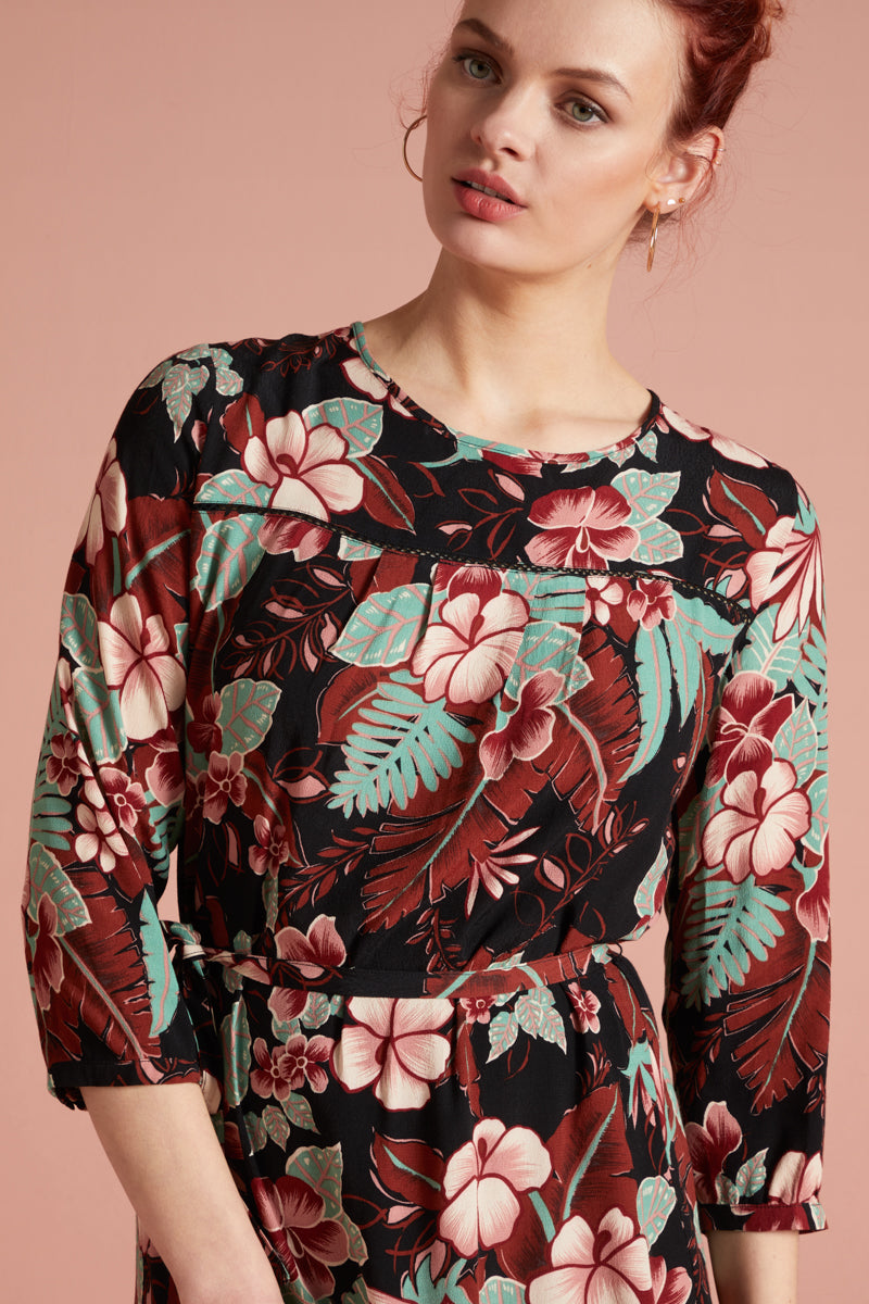 Biba Dress Lilo in Black by King Louie