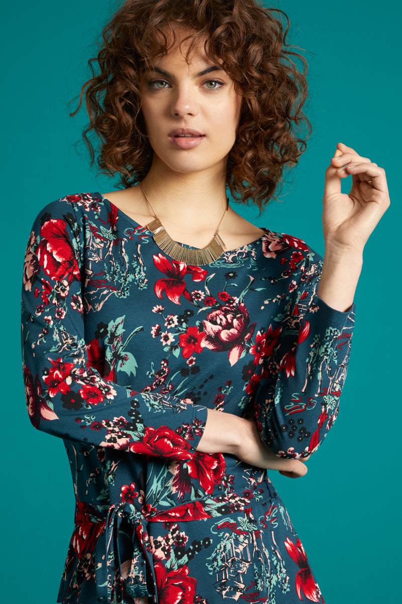 Betty Dress Harajuku in Pond Blue by King Louie