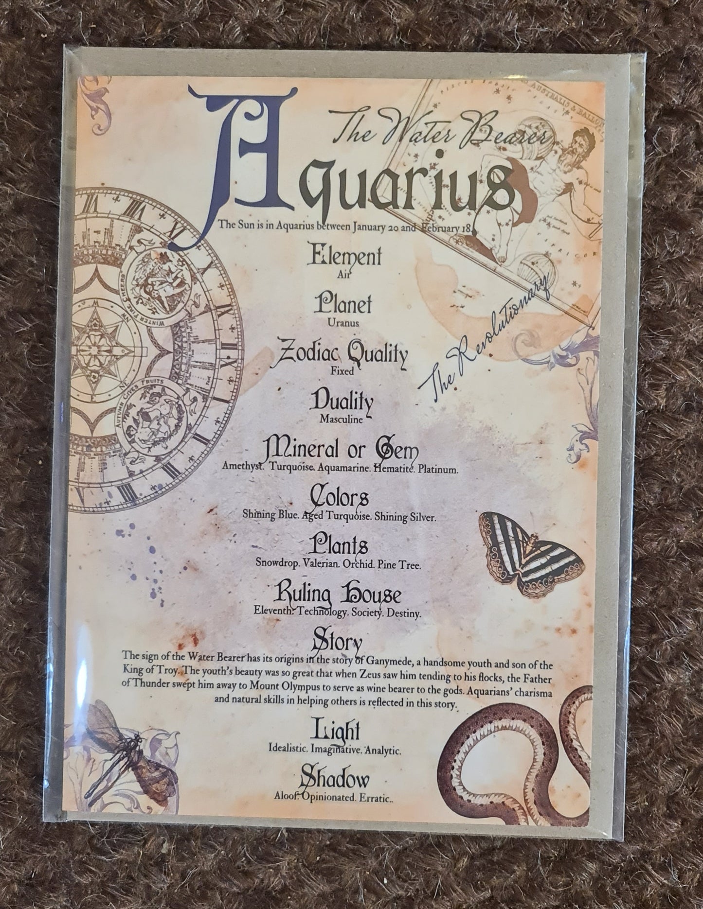 ASTROLOGY GREETING CARDS