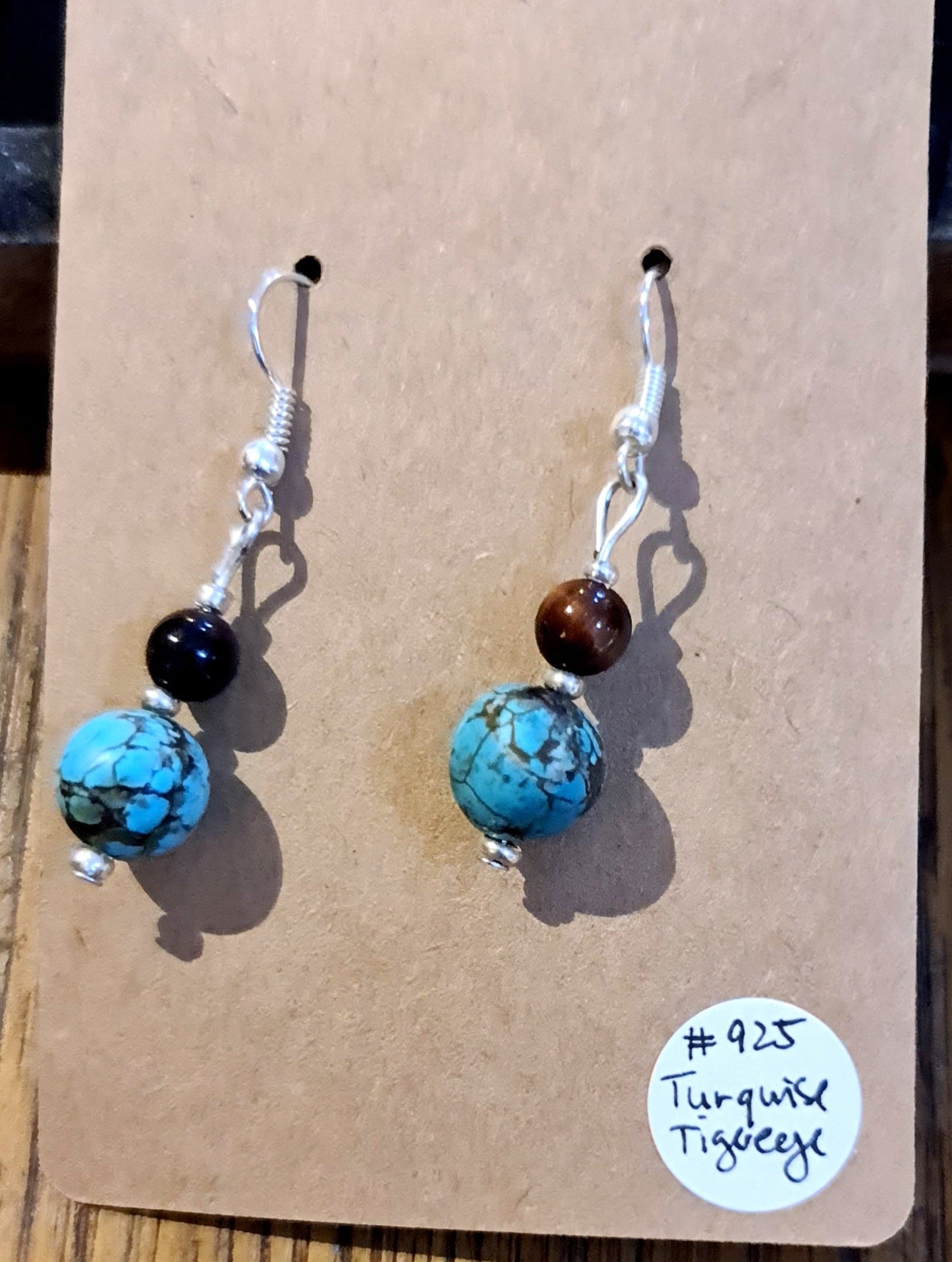 Crystal hanging earring in 925 Sterling Silver by Tink of Sacred Soul