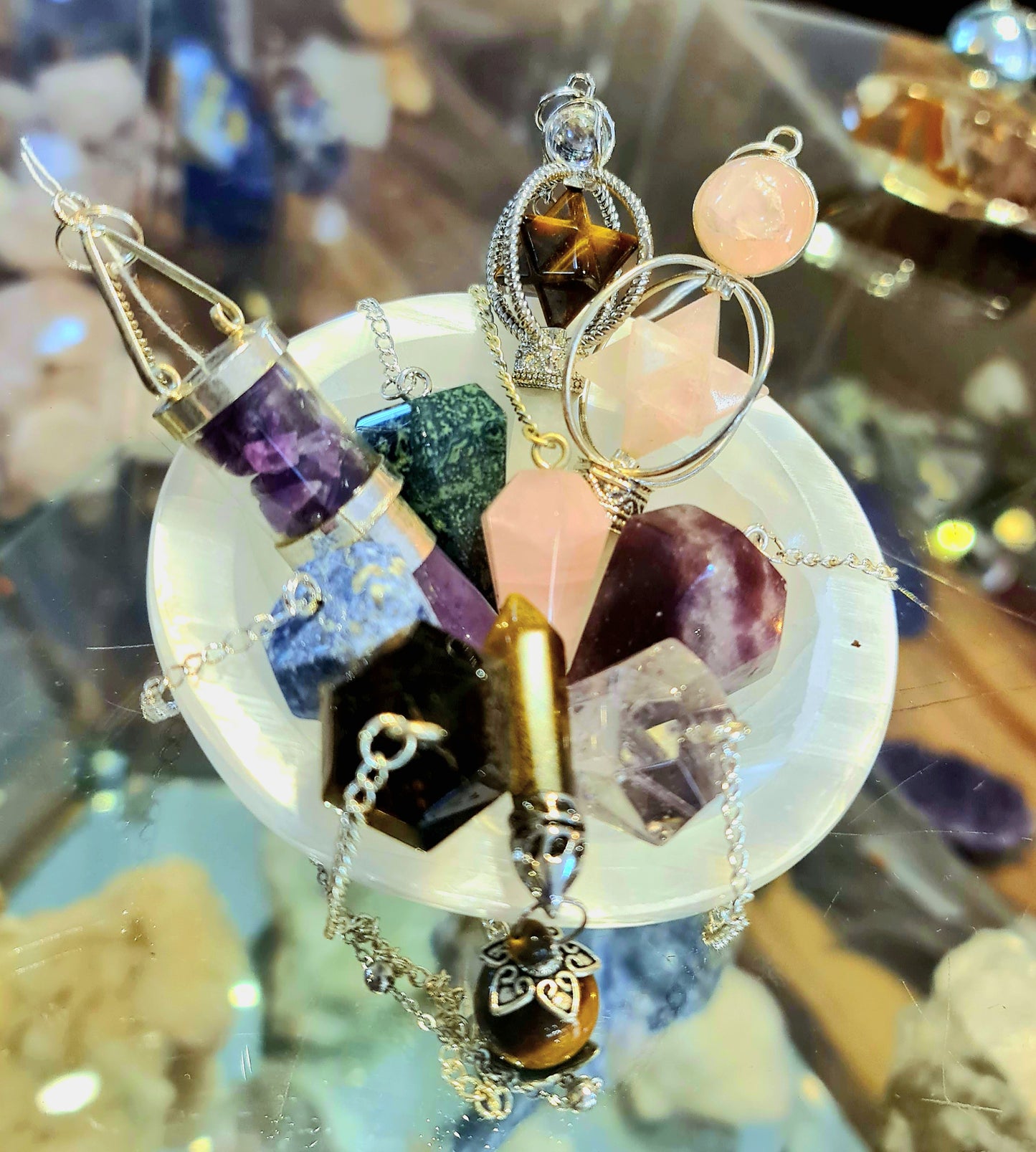 Mixed Crystal pendulum - Classic & Decorative