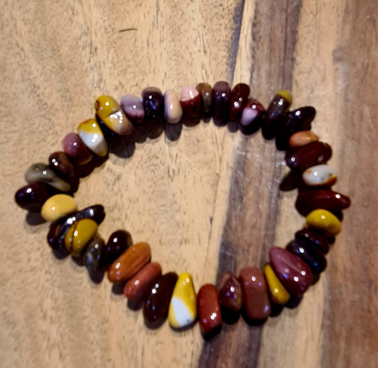 Chip Crystal Bracelet on Elastic