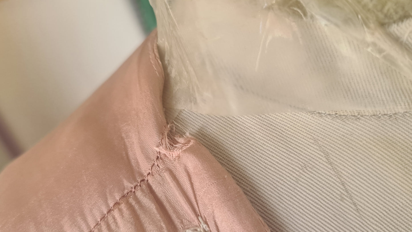 Vintage Handmade Indian Embroidered Rose Pink Top/Dress