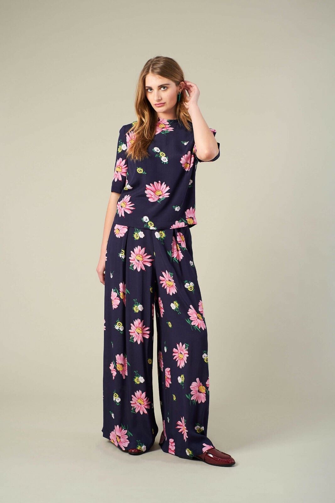 Lexi Top in Autumn Gerberas (UK10) by Emily&Fin LAST ONES/S