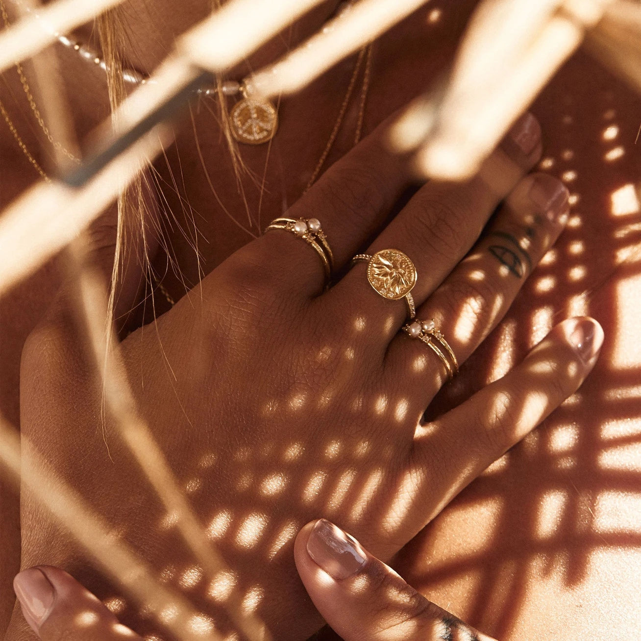 Goddess of Air Ring in SILVER by (Sz L = 7) "By Charlotte"