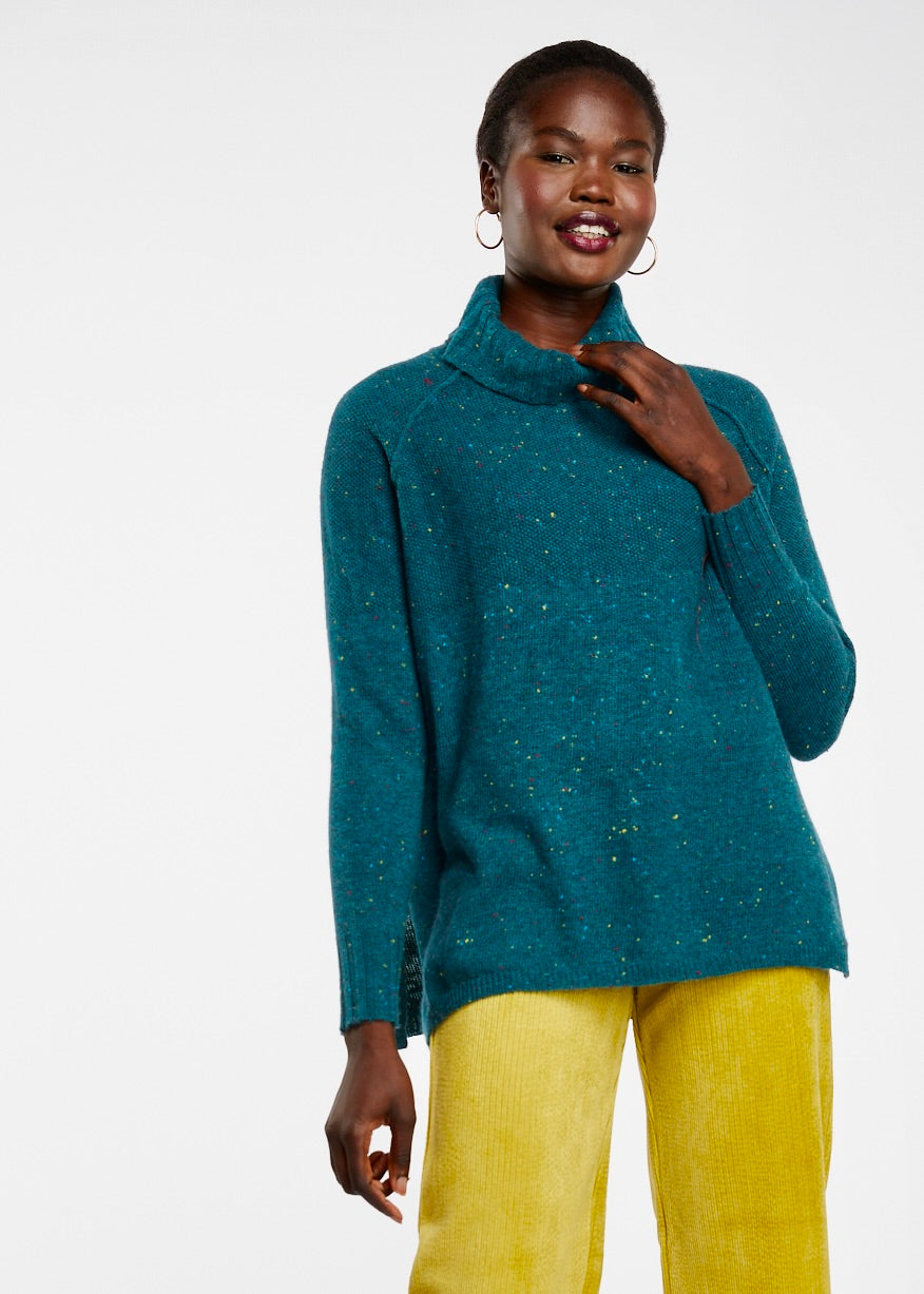 Fleck Rollneck in Jade SZ L by LD+Co LAST ONE!