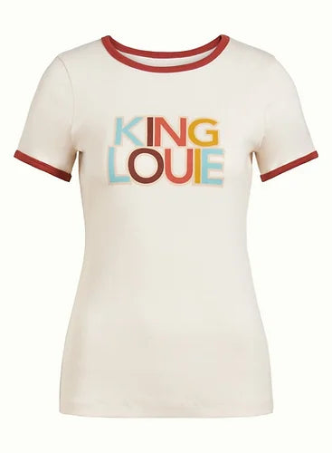 Logo Tee in Marshmellow by King Louie