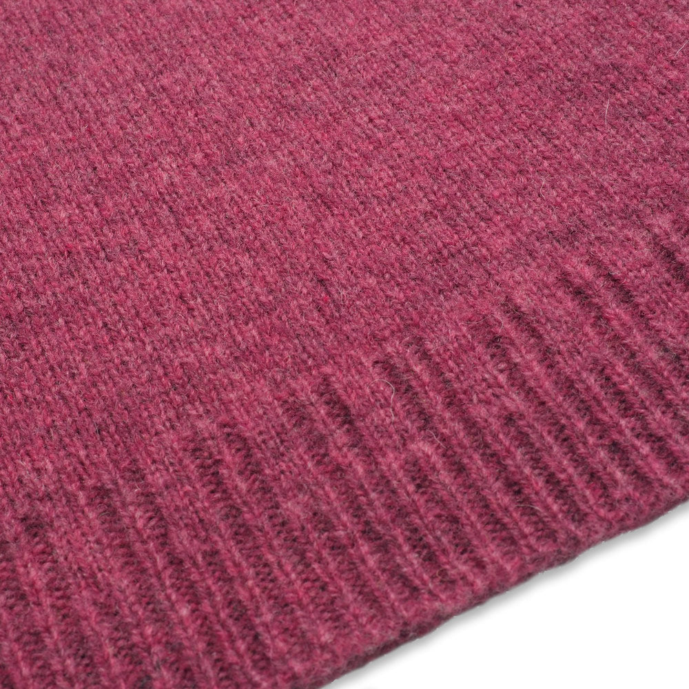 MIDORI 100% LAMBSWOOL CARDIGAN in DARK PINK SZ L by MANSTED DK LAST ONE!