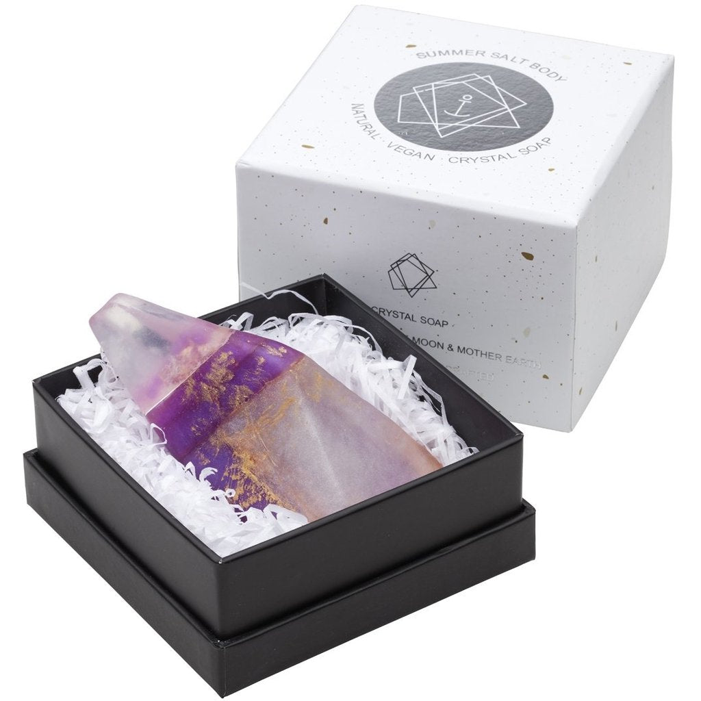 Crystal Soap "Amethyst" by Summer Salt Body