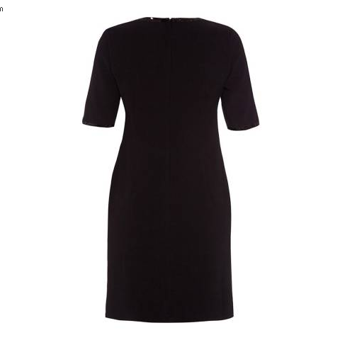Black Mae Sequin Stretch Shift Dress UK10 by Fever London LAST ONE!