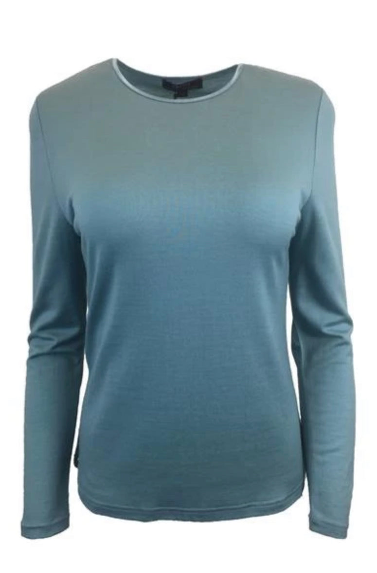 100% Merino Wool Crew Neck LS Tops by Ebony NZ Limited Stock