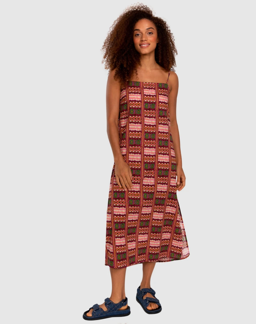 Holi Dress in Holi print by Boom Shankar (S22DR28)