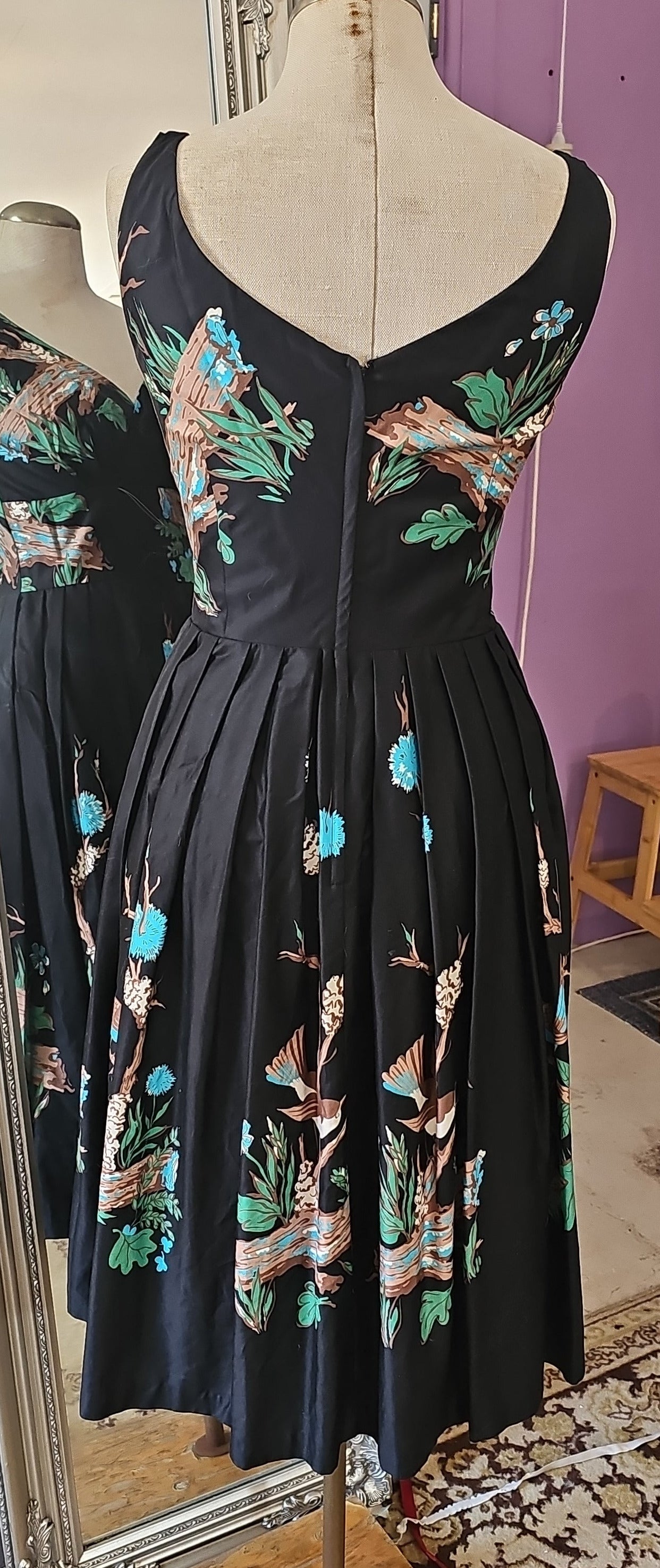 PRE-LOVED Elizabeth Dress in cotton (2 prints) by RetroSpec'd
