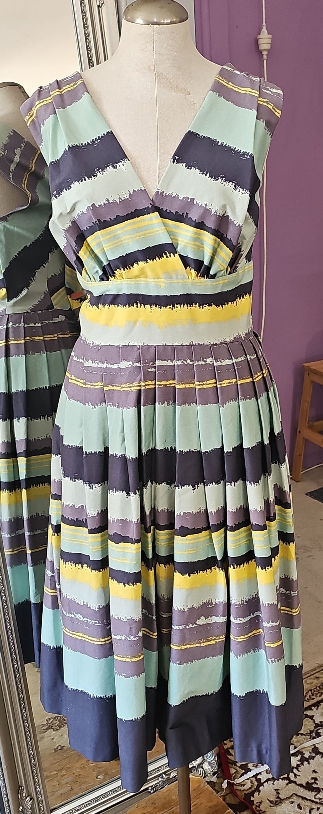 PRE-LOVED Elizabeth Dress in cotton (2 prints) by RetroSpec'd