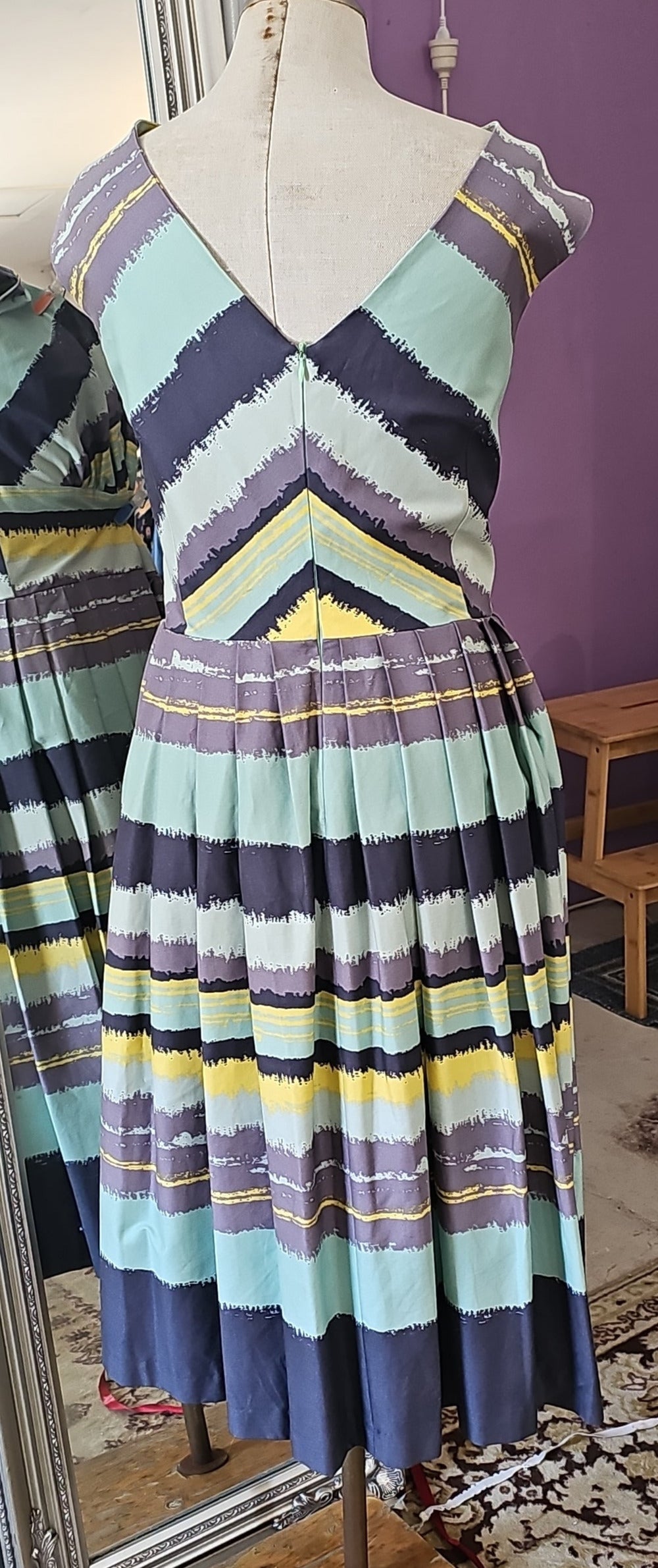 PRE-LOVED Elizabeth Dress in cotton (2 prints) by RetroSpec'd