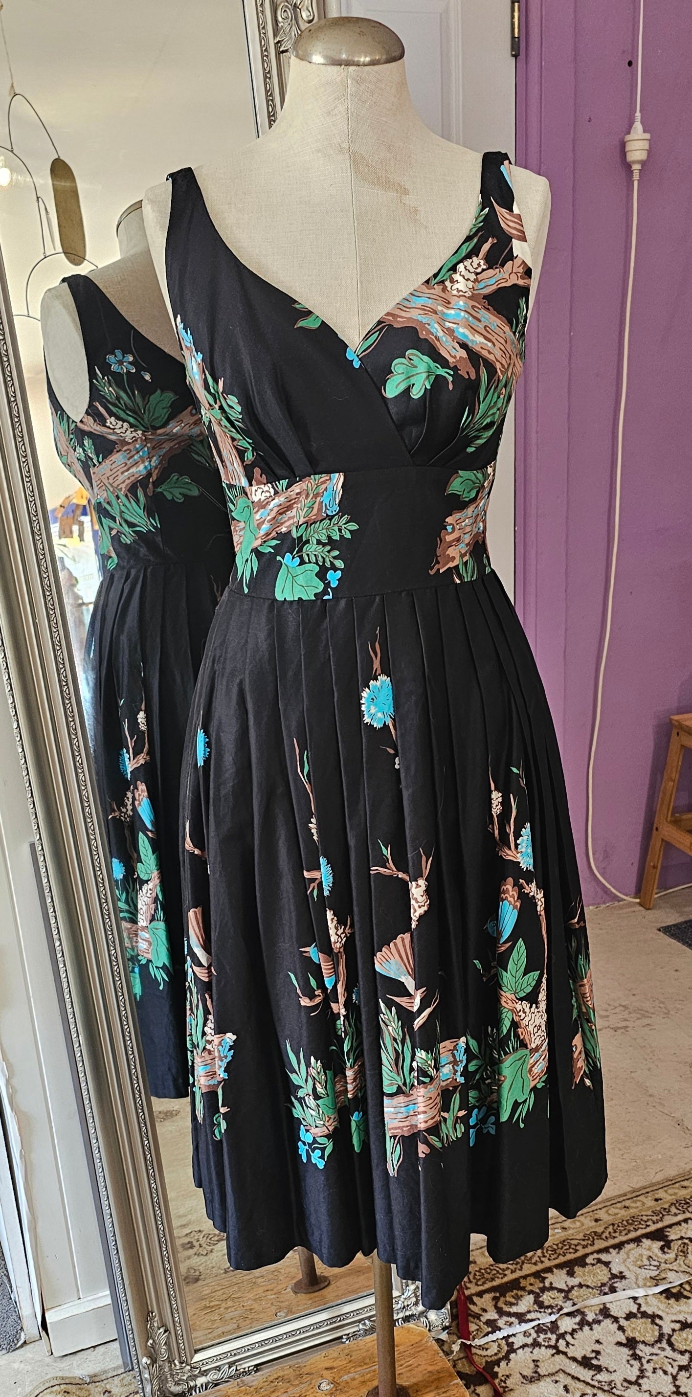 PRE-LOVED Elizabeth Dress in cotton (2 prints) by RetroSpec'd