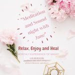 Meditation and Sound Night with Jane - MONTHLY EVENT at Cherry Blossom Narrabeen