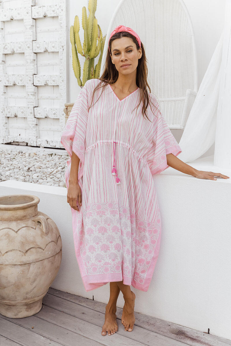 Kamilla Kaftan in Pink City Print FS by I am Pylgrym (Devi Dolls)