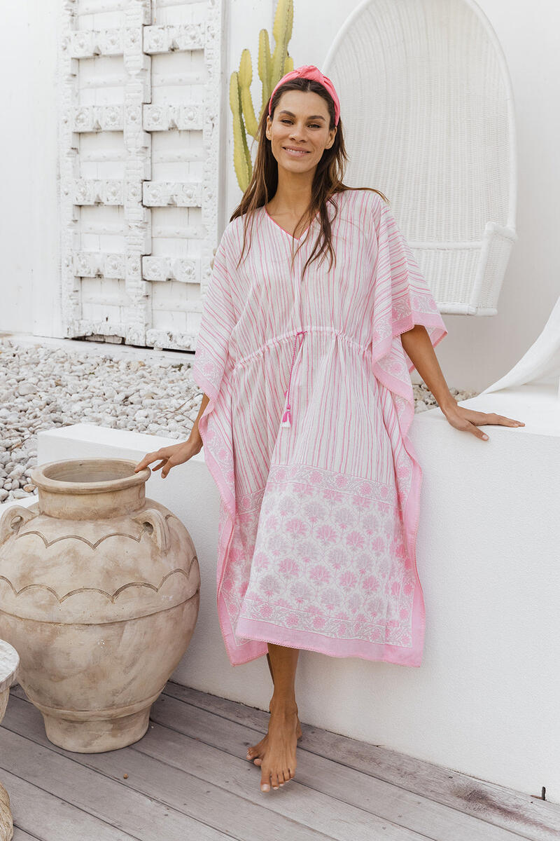 Kamilla Kaftan in Pink City Print FS by I am Pylgrym (Devi Dolls)