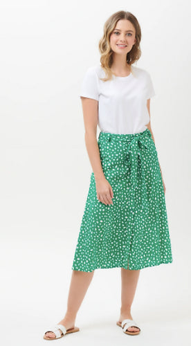 Rosanna Painterly Spot Midi Skirt (Sz UK8) by Sugar Hill LAST ONE!