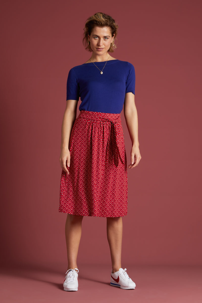 Audrey Top Organic Cotton in Mazarine by King Louie