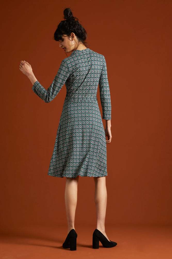Emmy Dress Giza in Pine Green by King Louie