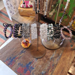 Spiral semi precious crystal bangles by Tink of Sacred Soul