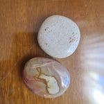 Polished smooth palm stones - Various Crystals