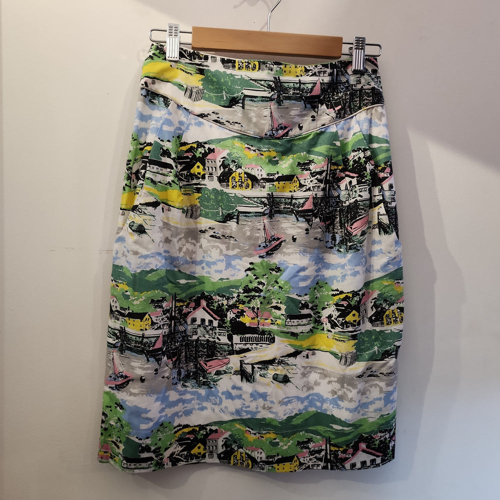 Robyn Skirt in Scenic Cornish Harbour by Emily&Fin