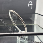 Pattered Silver bangles