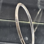 Pattered Silver bangles