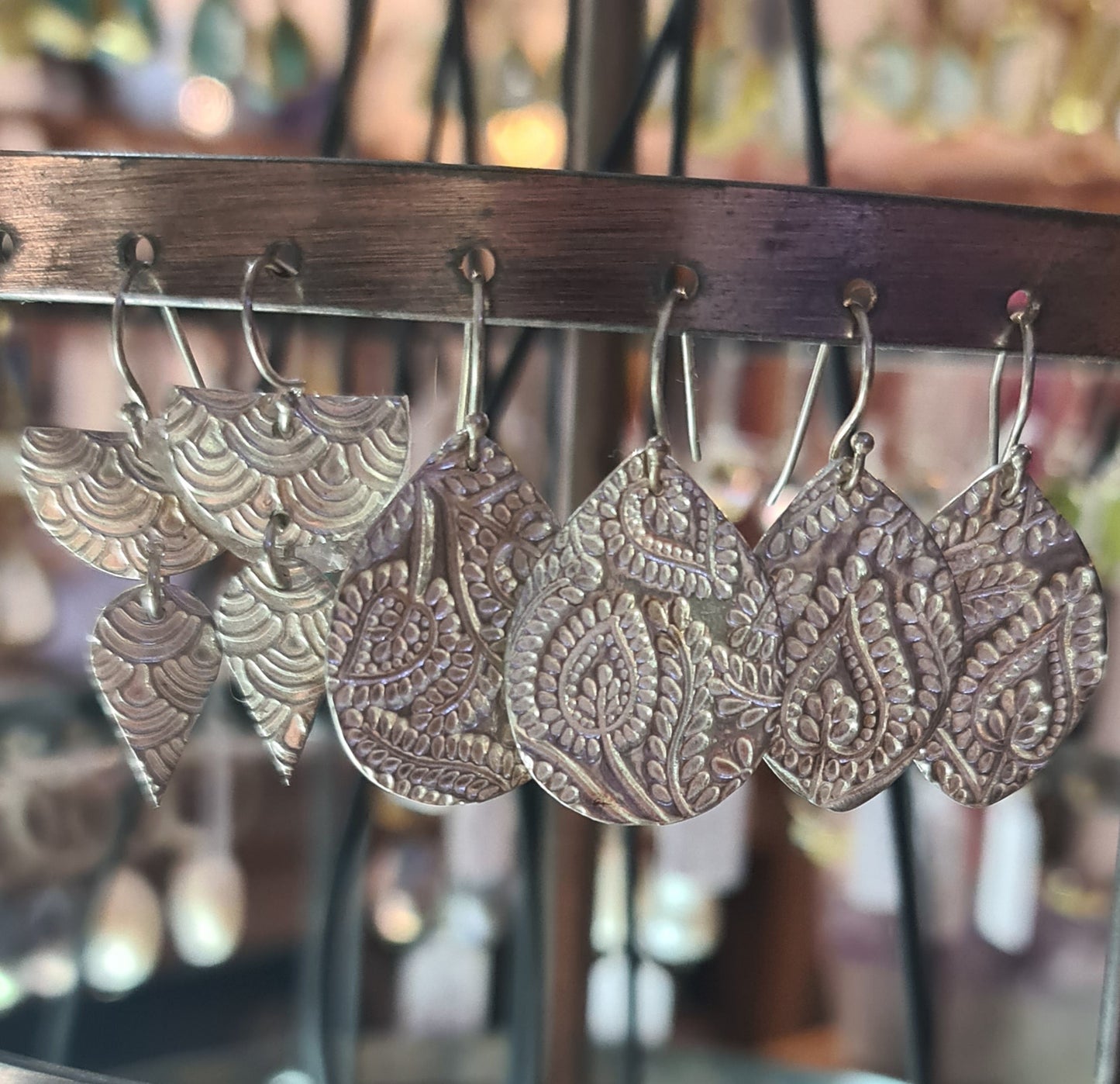 Handmade Pure Silver Hook earrings by Nina G