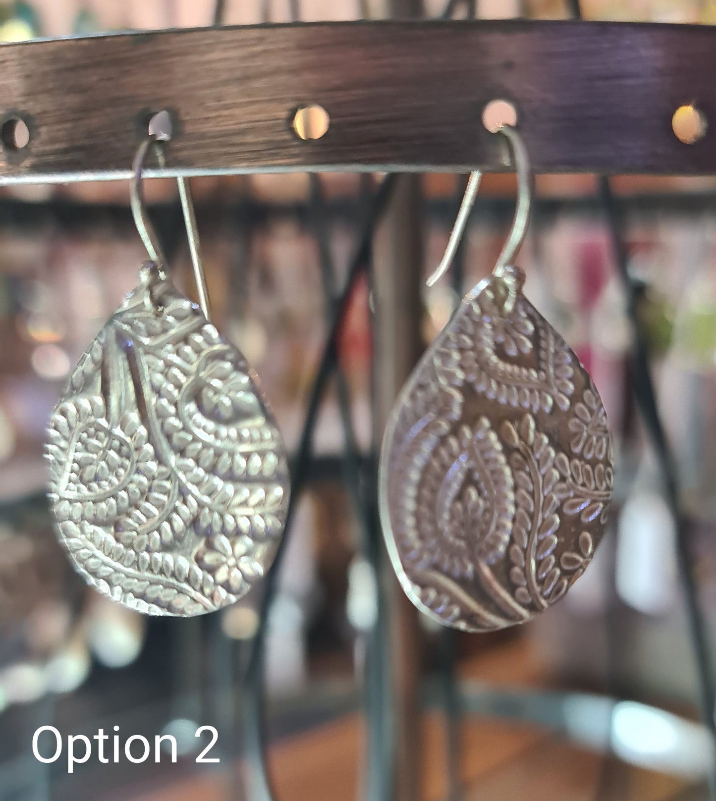 Handmade Pure Silver Hook earrings by Nina G
