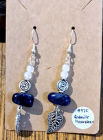 Crystal hanging earring in 925 Sterling Silver by Tink of Sacred Soul