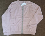 NIDAL Merino/Cotton CARDIGAN in PINK by MANSTED DK