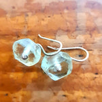 Recycled Glass Earrings 925 Silver by Lisa Carney