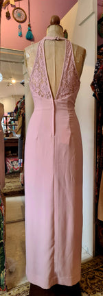 Vintage 1980/90s Out Rage Dusty Pink Prom/Formal/Evening Dress - Size10