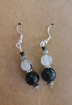 Crystal hanging earring in 925 Sterling Silver by Tink of Sacred Soul