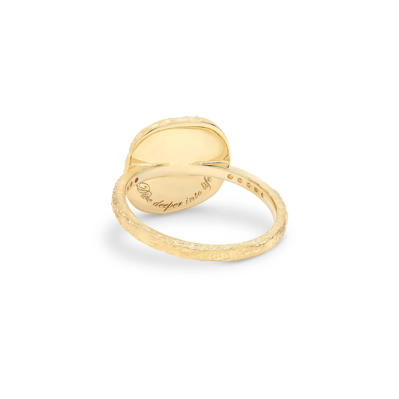 Goddess of Water Ring by SZ L in Silver By Charlotte