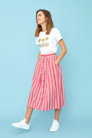 Isla Beachcomber Stripe Skirt (SZ UK 10) by EmilyandFin