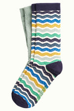 Crew Socks - 2pk in Various Patterns & Colours by King Louie