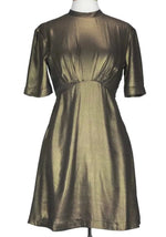Lexi Dress in Gold Dust UK10 by Emily and Fin LAST ONE!