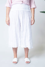 Lily culottes Pants in White (Sz 2) by Namastai