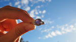 Amethyst silver ring - size 9
