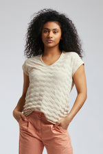 POLLY Linen Top Warm Sand SIZE 2 / UK 10 / EUR 38 by Komodo Last One!