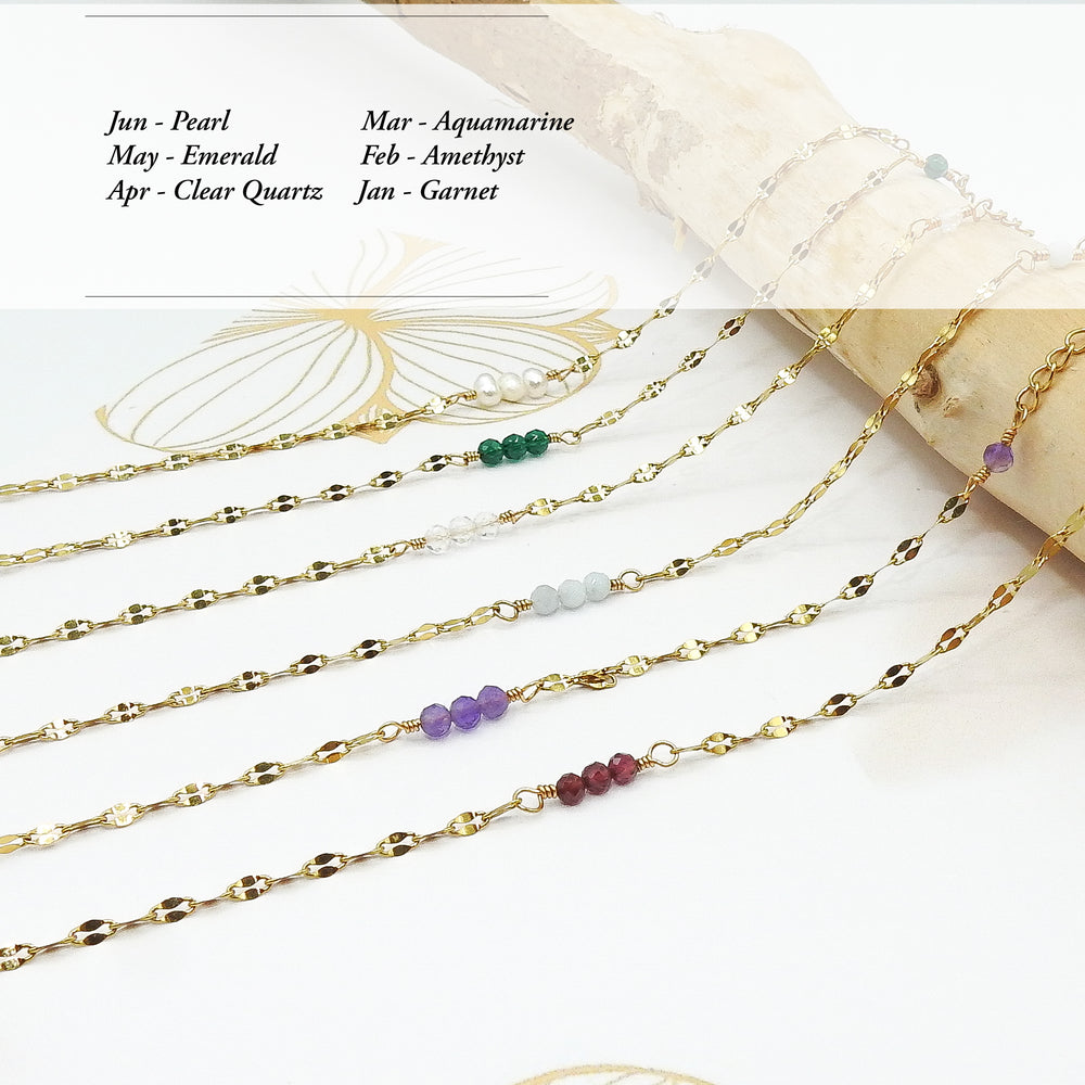 Birth Stone & Crystal Necklaces by AHHA Jewelry