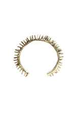 Brass Spike Bracelet by Elissaab Jewellery